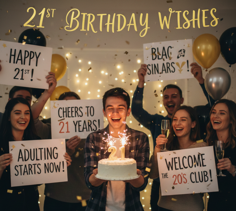 40 Meaningful 21st Birthday Wishes for a Milestone Year