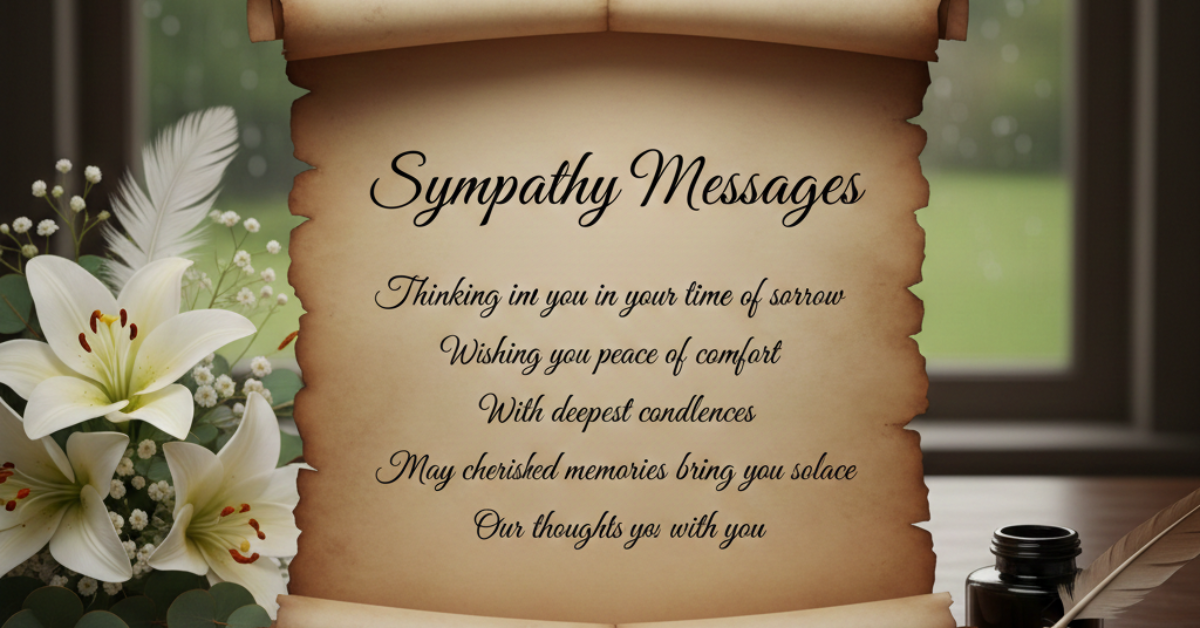 Sympathy Messages: Finding the Right Words in Difficult Times