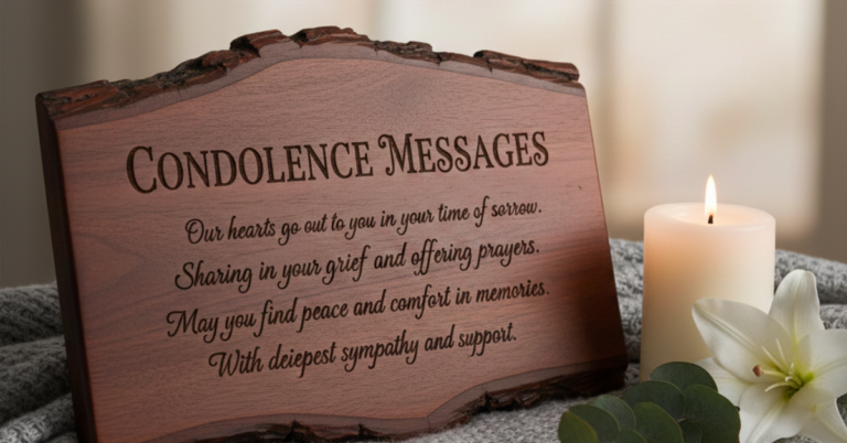 Condolence Messages: Finding the Right Words When It Matters Most