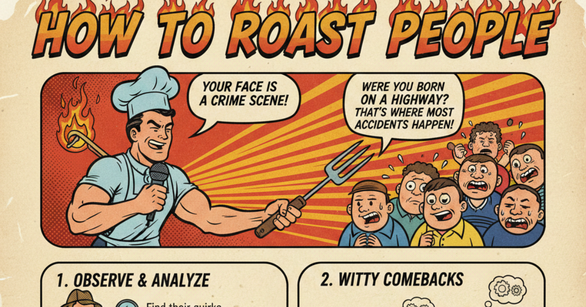 How to Roast People: Master the Art of Clever Comebacks