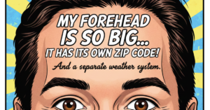 Big Forehead Jokes: 120 Hilarious Ways to Roast Your Friends