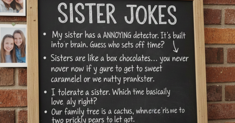 Sister Jokes: 160 Funny, Roasting, and One-Liner Gems