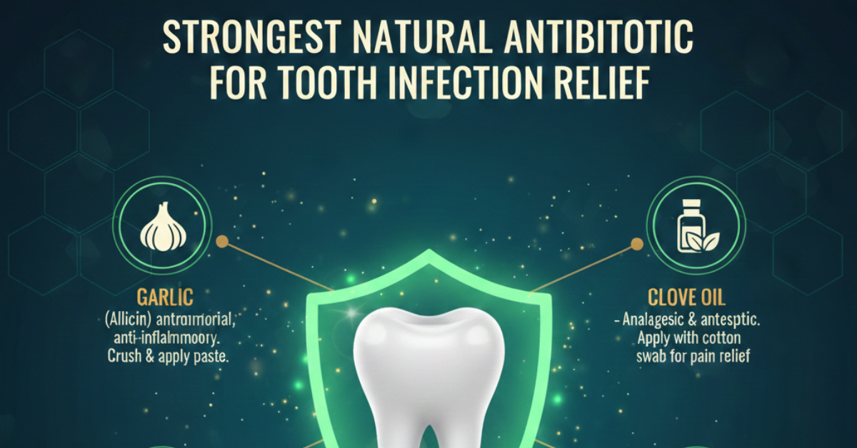Strongest Natural Antibiotic for Tooth Infection Relief