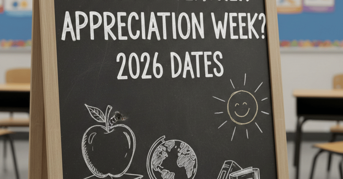 When Is Teacher Appreciation Week? 2026 Dates