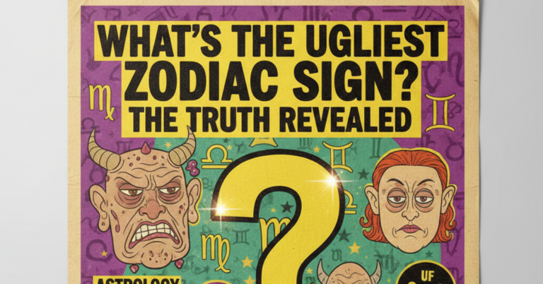What’s the Ugliest Zodiac Sign? The Truth Revealed