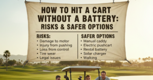 How to Hit a Cart Without a Battery: Risks & Safer Options