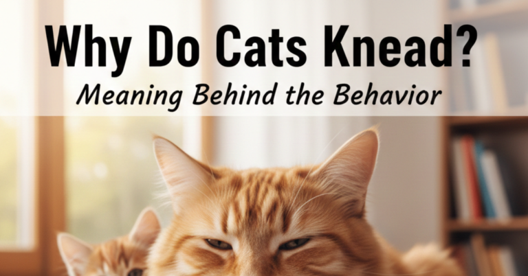 Why Do Cats Knead? Meaning Behind the Behavior