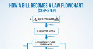 How a Bill Becomes a Law Flowchart (Step-by-Step)