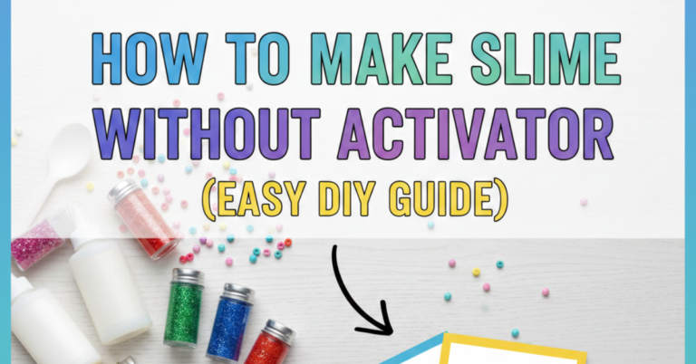 How to Make Slime Without Activator (Easy DIY Guide)