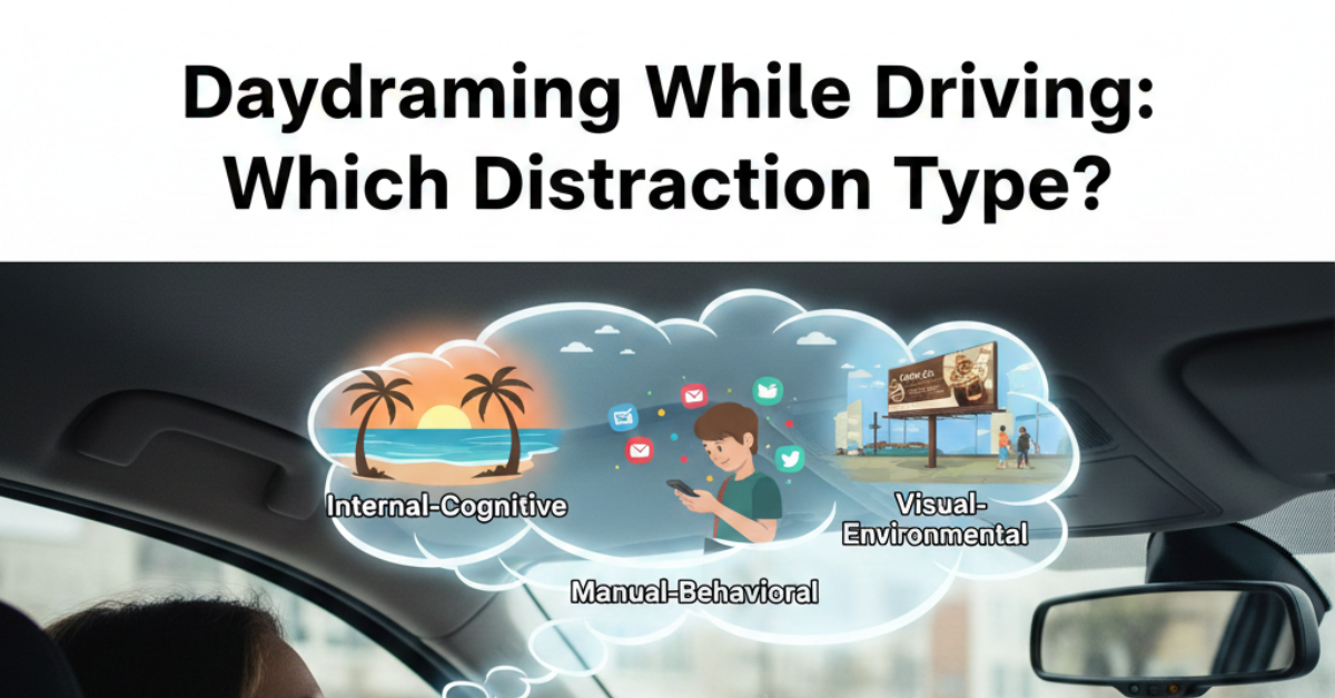 Daydreaming While Driving: Which Distraction Type?