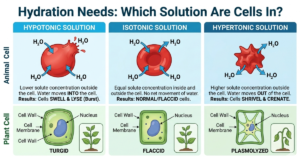 Hydration Needs: Which Solution Are Cells In?