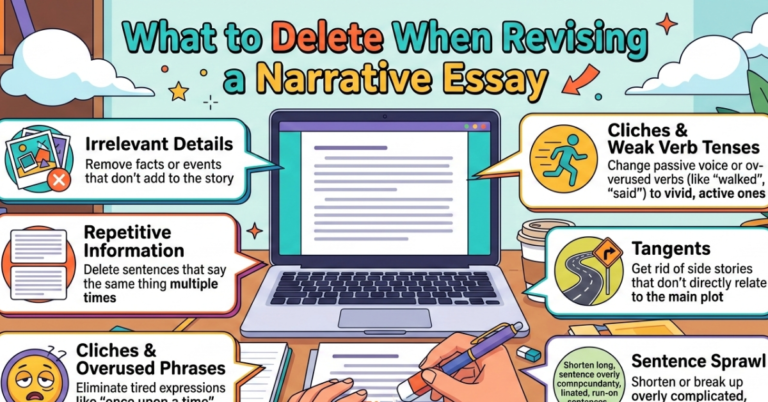 What to Delete When Revising a Narrative Essay
