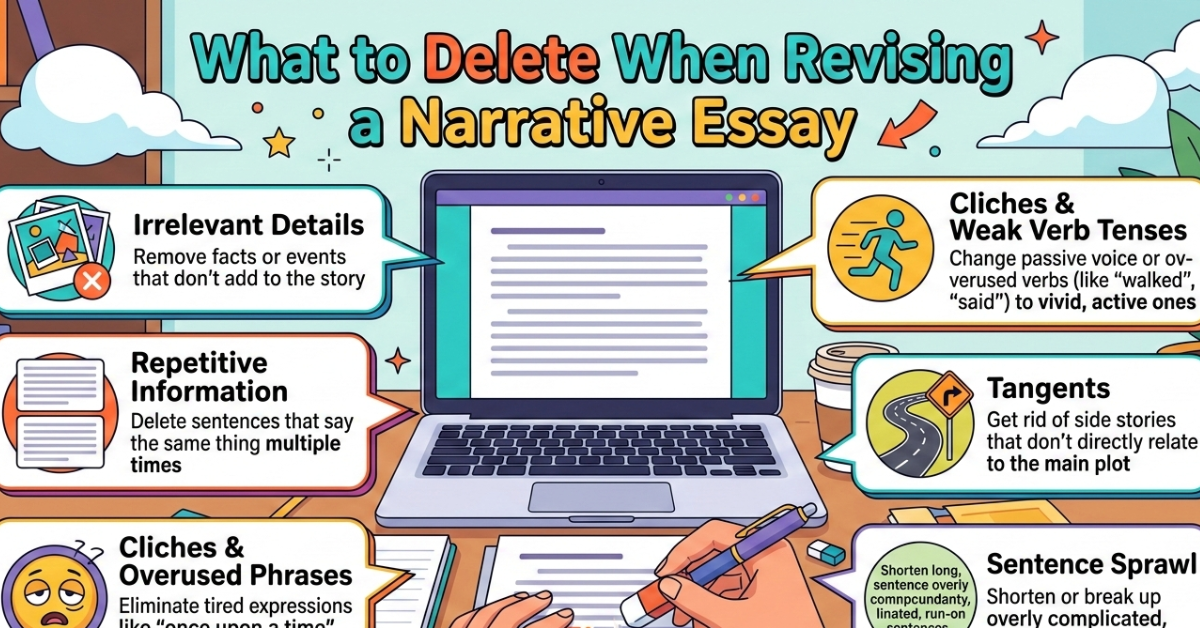 What to Delete When Revising a Narrative Essay