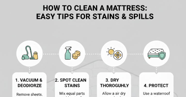 How to Clean a Mattress: Easy Tips for Stains & Spills