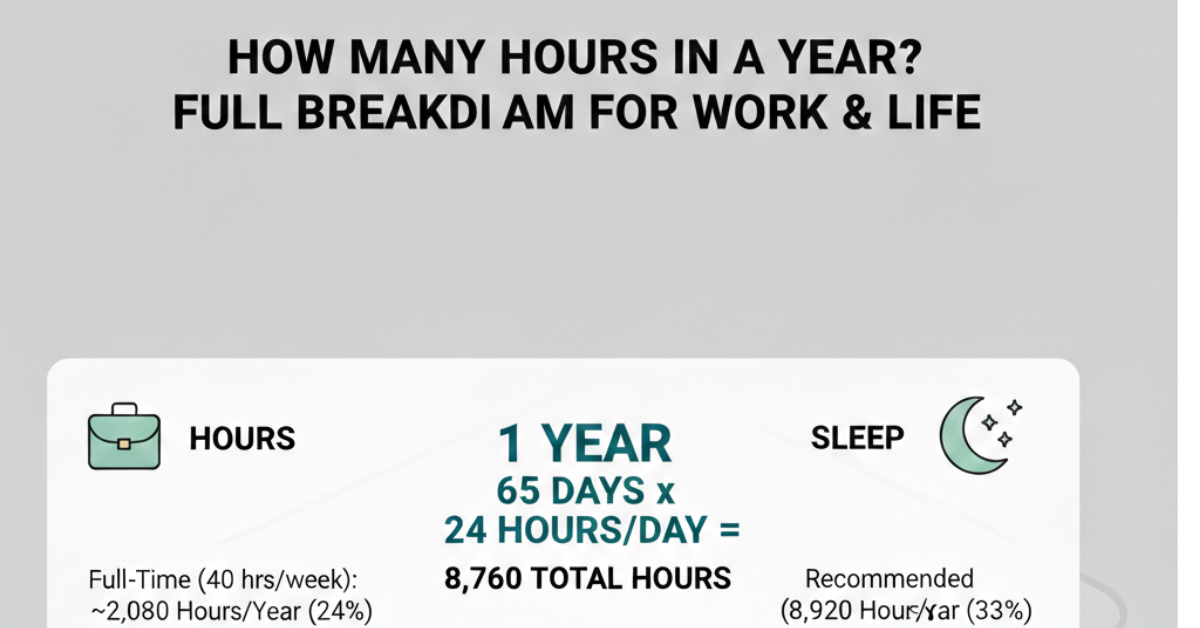 How Many Hours in a Year? Full Breakdown for Work & Life