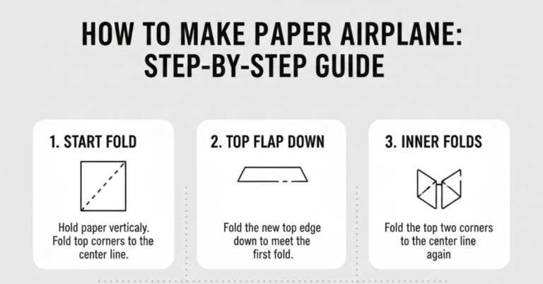 How to Make a Paper Airplane: Step-by-Step Guide