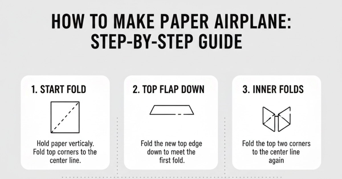 How to Make a Paper Airplane: Step-by-Step Guide