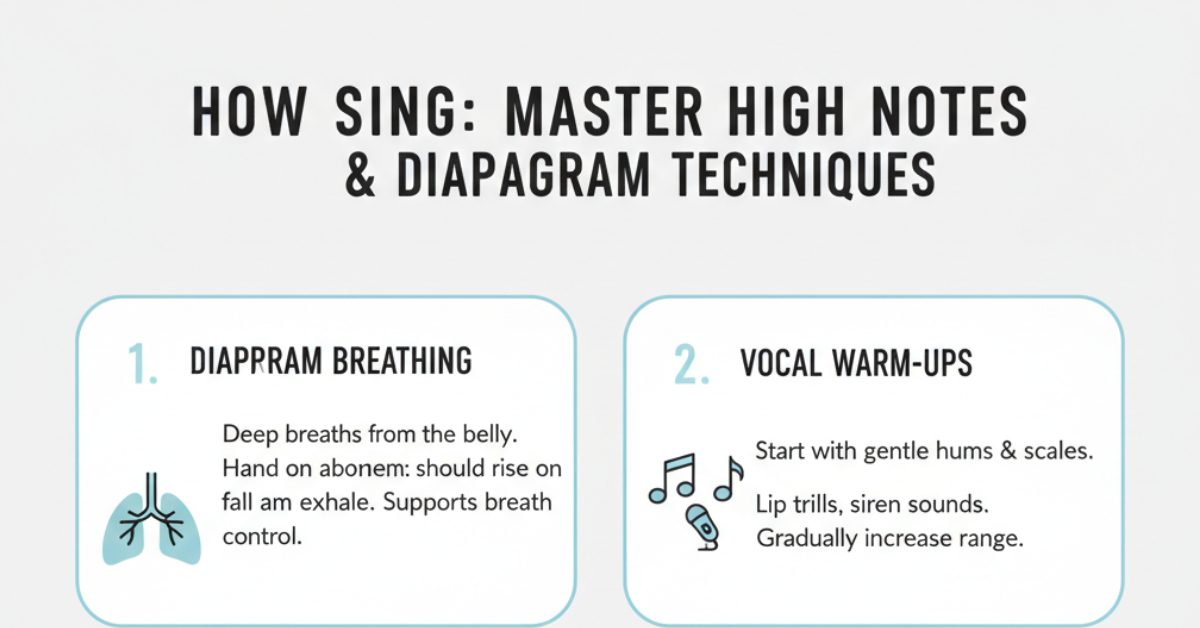 How to Sing: Master High Notes & Diaphragm Techniques